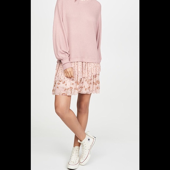 NWT Free People Opposite Attraction Mini Dress - Picture 1 of 8